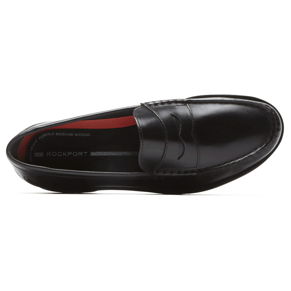 Mocasines Rockport Hombre Mexico - Modern Prep Penny Negros - LFAWQ7631